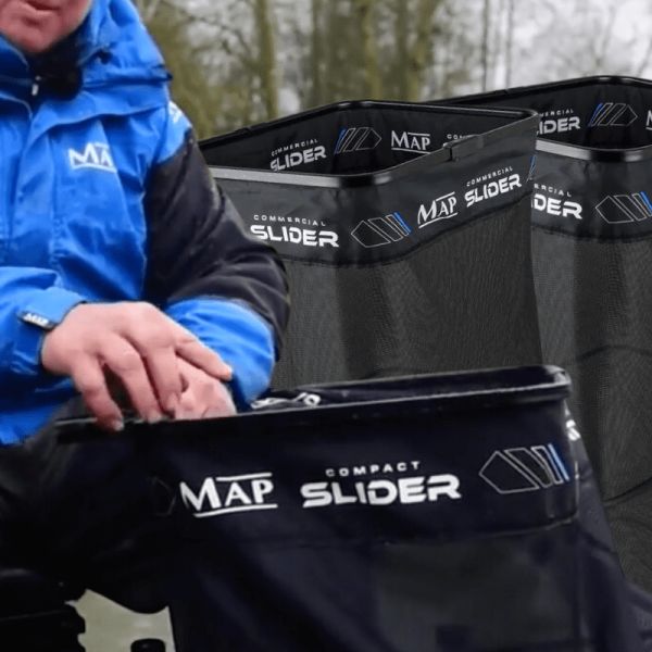 3x MAP 2.5m Compact Slider Keepnets