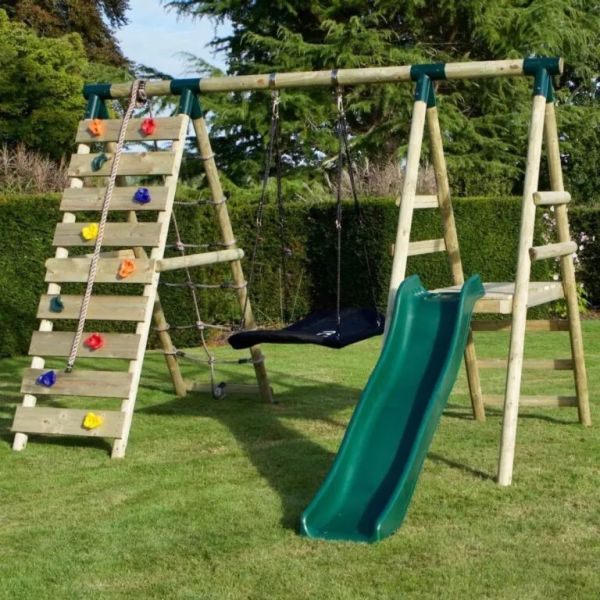 Wooden Garden Swing Set