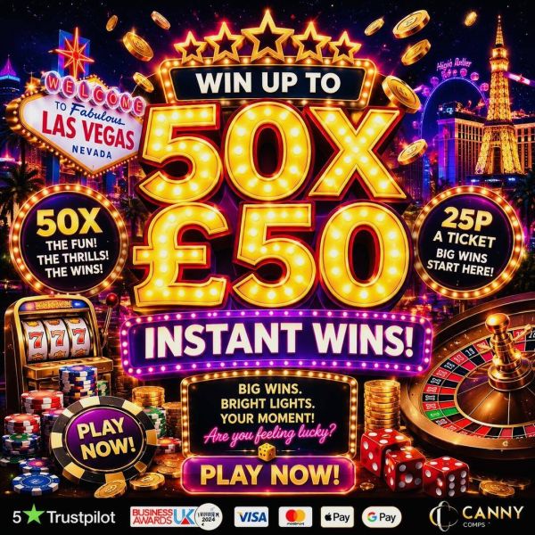 £2500 50 x £50’s