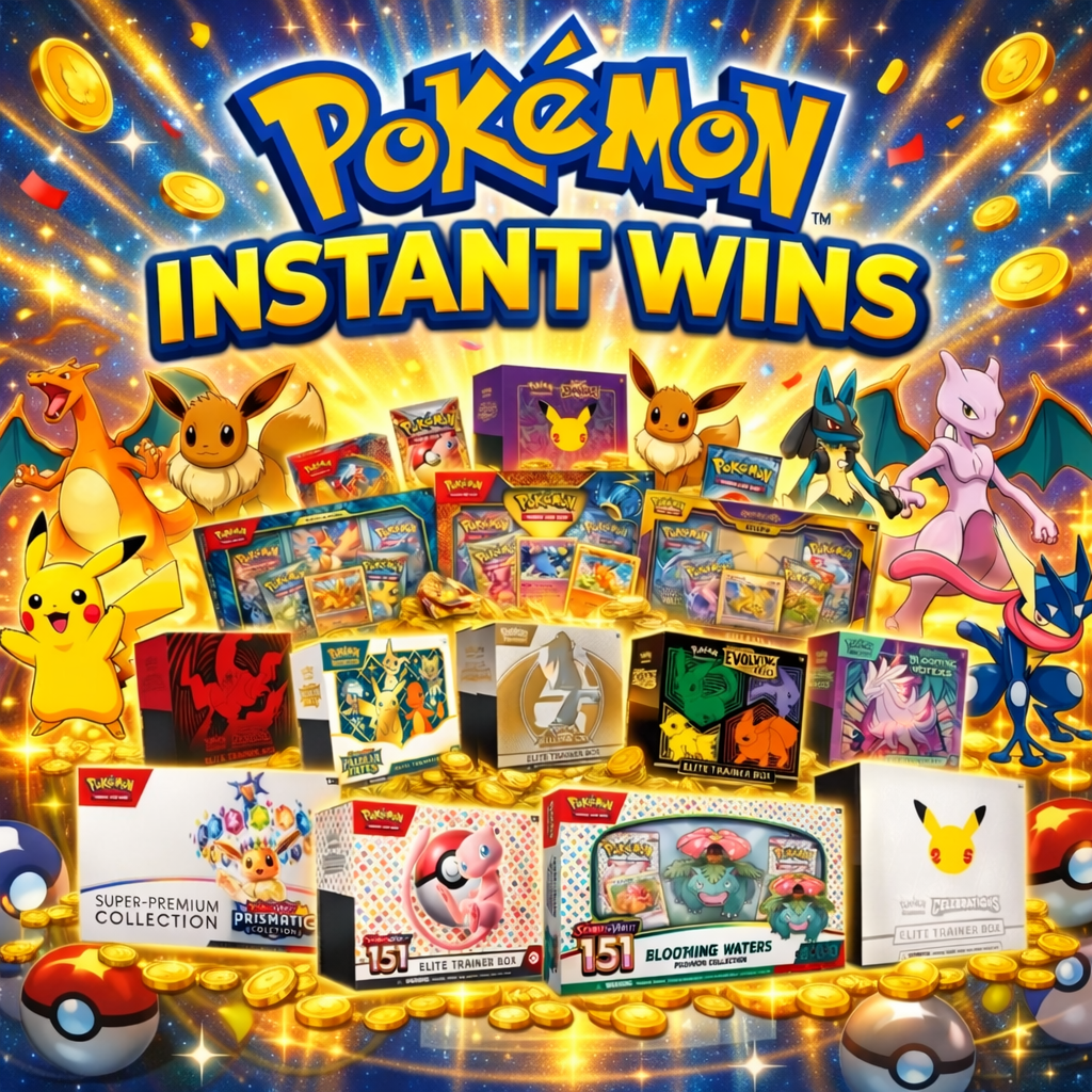 POKEMON TRADING CARD GAME INSTANT WINS – NEW CARDS ADDED + £500 END PRIZE!#9