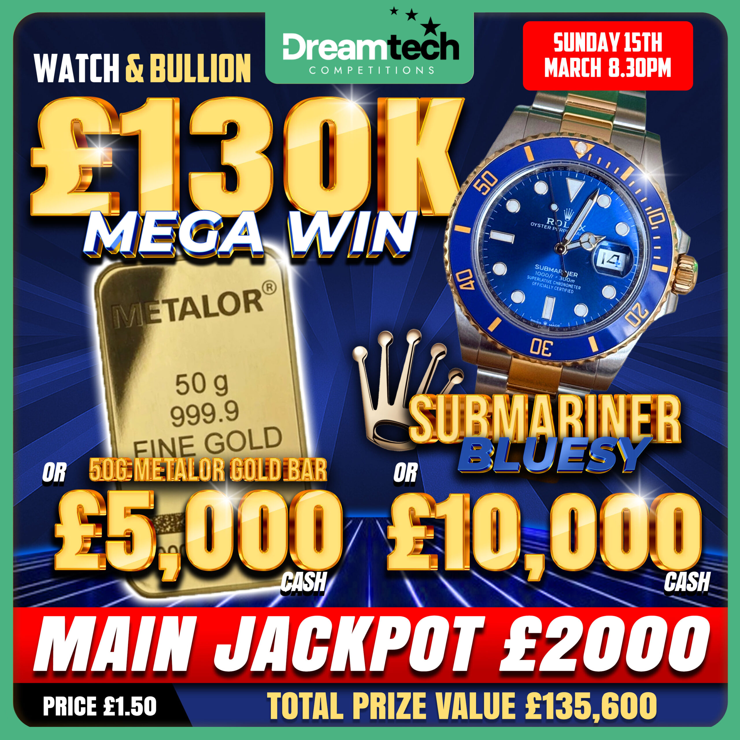 Watch & Bullion £150k MEGA WIN!