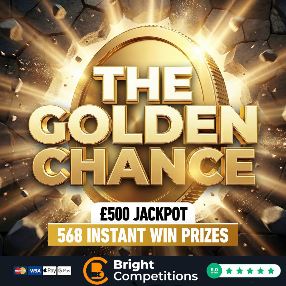 The Golden Chance – 568 Instant Wins & £500 Jackpot