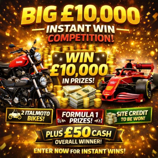 MASSIVE INSTANT WIN COMP WORTH 10K!!!!