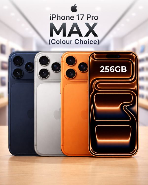 iPhone 17 PRO MAX, 256GB, Colour Choice