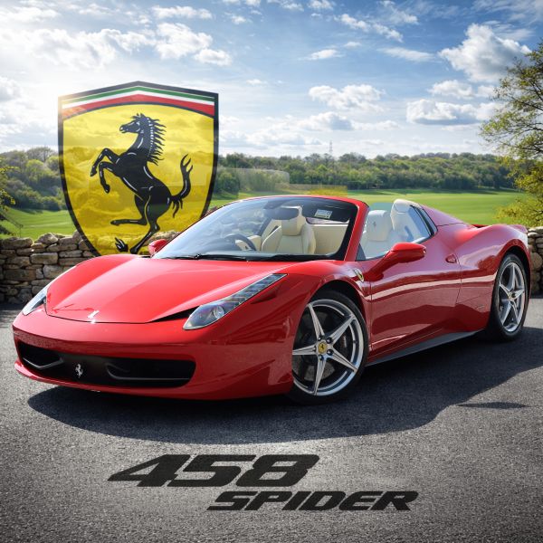 FERRARI 458 SPIDER 4.5L V8 – HUGE SPEC – INCREDIBLE EXAMPLE