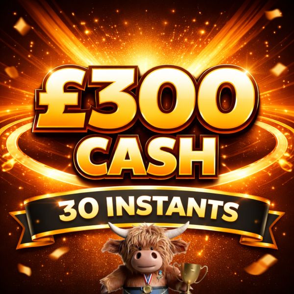 £300 CASH + 30 Lucky Instant Wins To Find