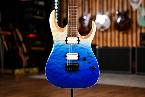 Ibanez RGA42HPTQM in Blue Iceberg Graduation