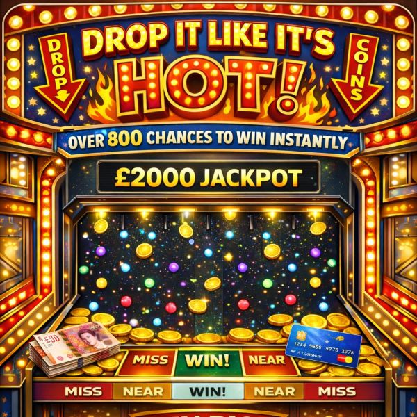 DROP IT LIKE ITS HOT – £500 CASH & CREDIT MAIN PRIZE