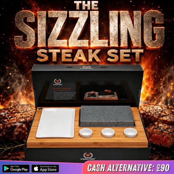 THE SIZZLING STEAK SET