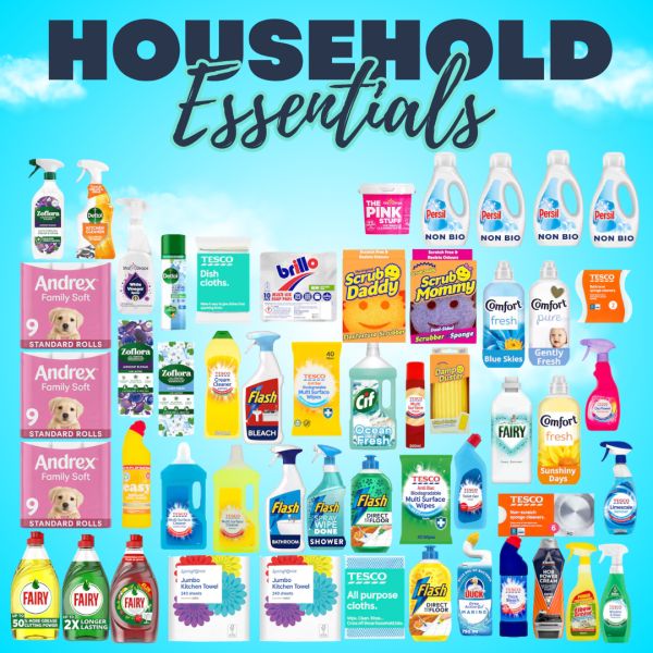 NEW! HOUSEHOLD ESSENTIALS