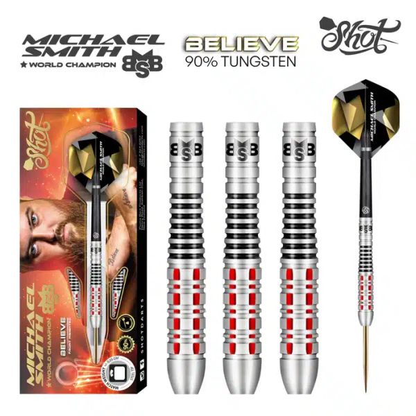 Michael Smith BELIEVE  90% Steel Tip Darts