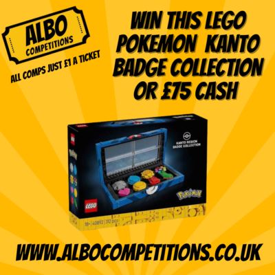 LEGO POKEMON KANTO REGION BADGE COLLECTION SET OR £75 CASH