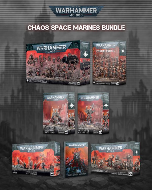 Warhammer 40,000 Chaos Space Marines Bundle