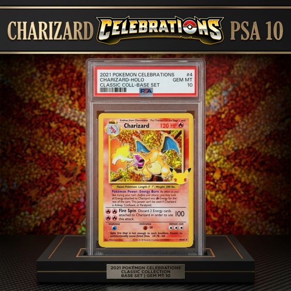 CHARIZARD CELEBRATIONS PSA 10 CARD!