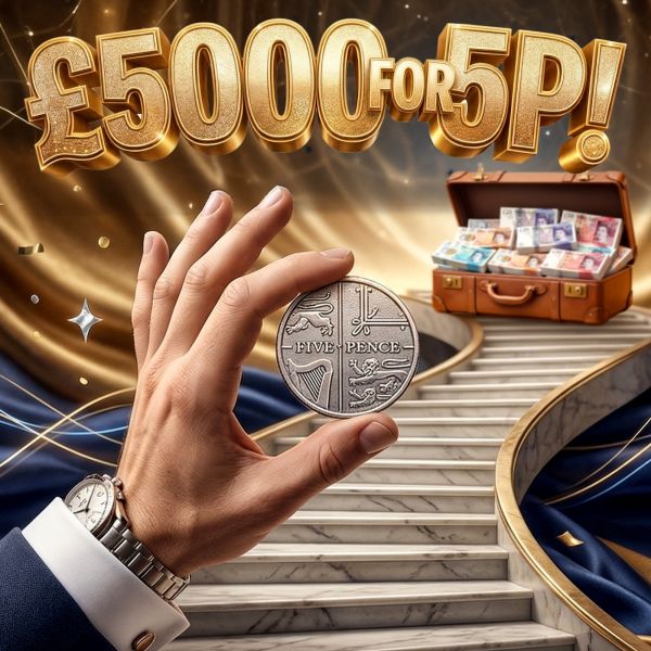 £5000 CASH FOR JUST 5P!