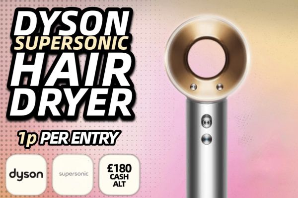 Win A Dyson Supersonic Hair Dryer for 1p!