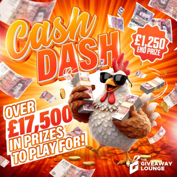 Cash Dash Instants – £1,250 End Prize