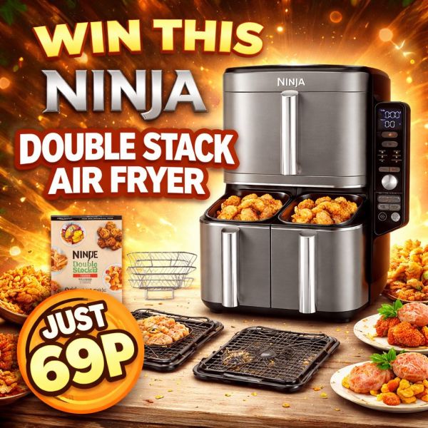 Win this Ninja Double Stack Airfryer or Cash