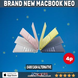 MACBOOK NEO | ANY COLOUR | £400 CASH ALTERNATIVE