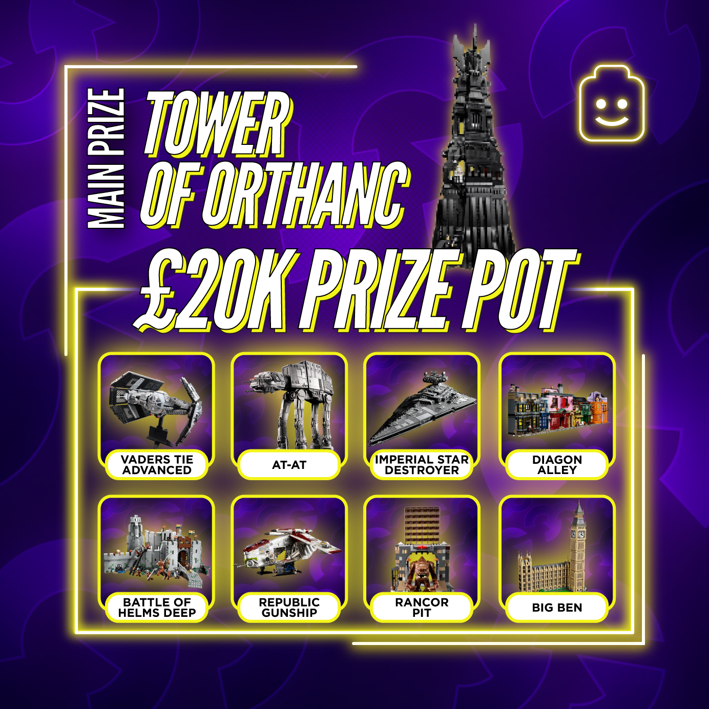 £20k Retired LEGO – Tower of Orthanc + Instant Wins #2